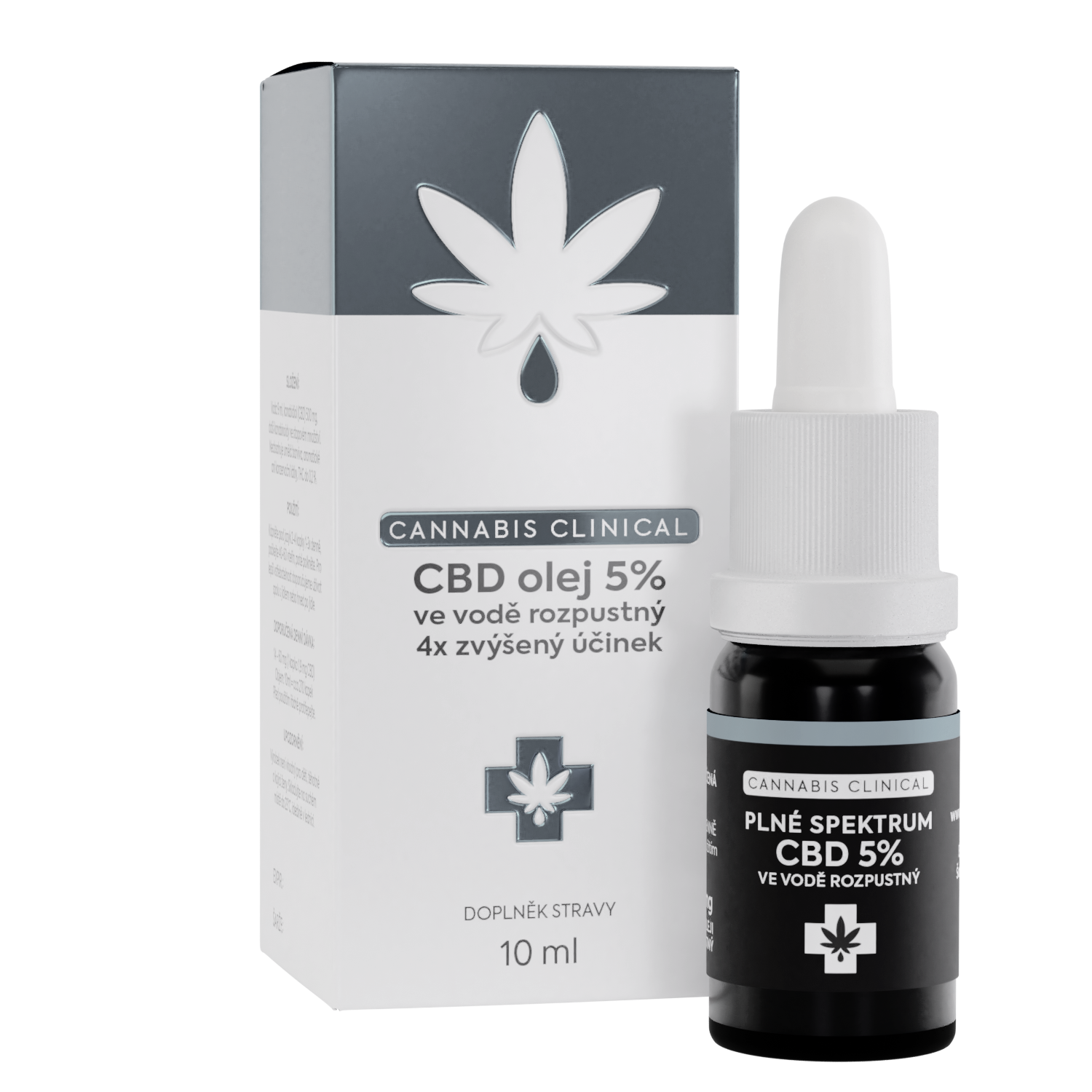 CANNABIS CLINICAL CBD 5% VE VODĚ ROZPUSTNÝ, 10 ml